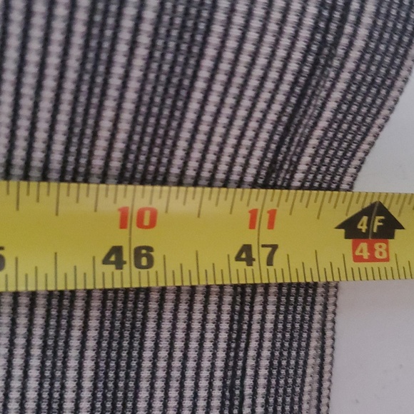 NWT Marine Layer Lexi Rib Daytime Midi Dress Size Small Black White Stripe - Picture 14 of 14